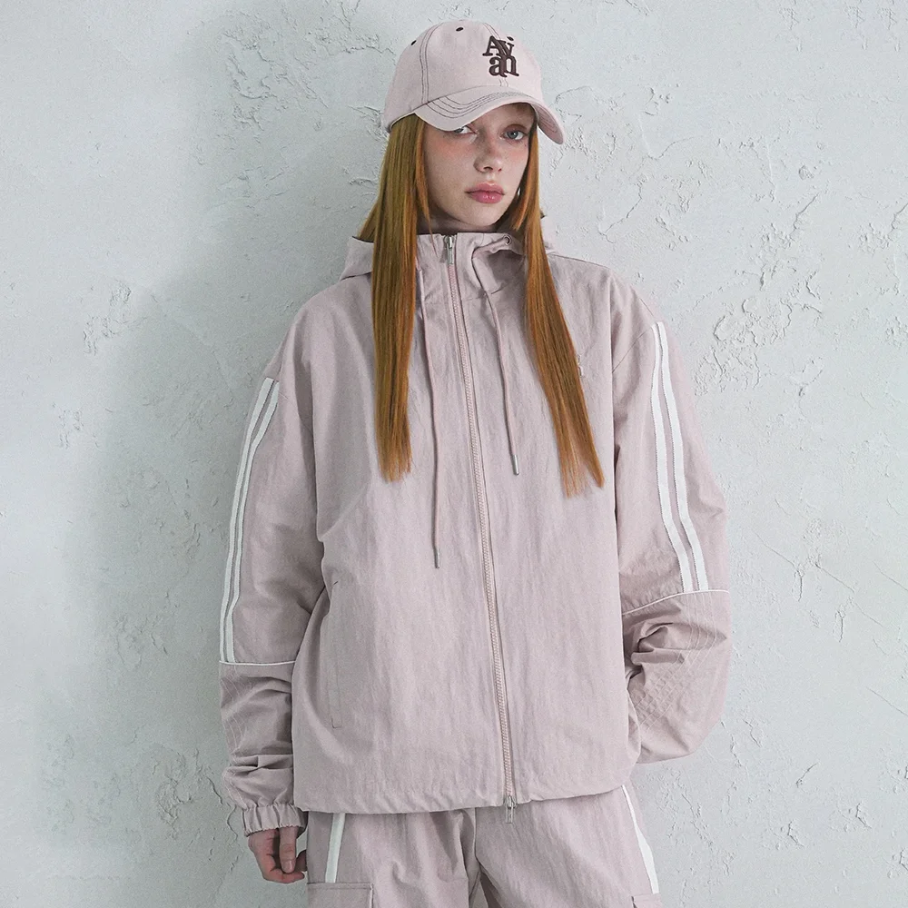 Stitch Track Nylon Jumper_4Colors