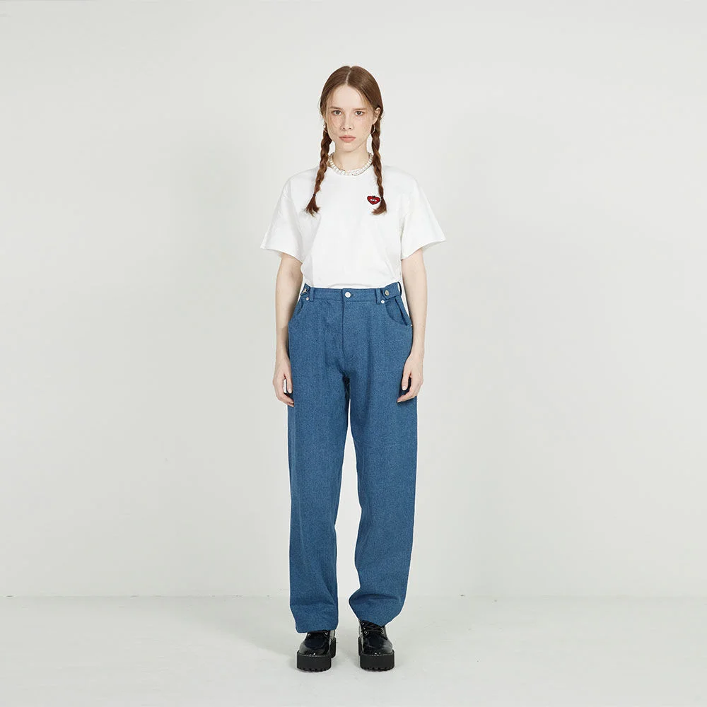 3 BUTTONS CLUB PANTS_blue jean