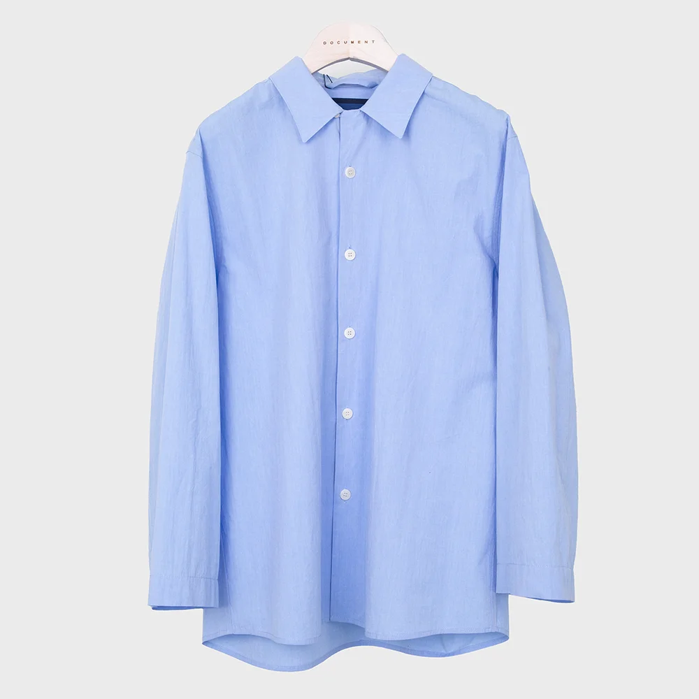 TYPEWRITER COTTON OVERSIZED SHIRT