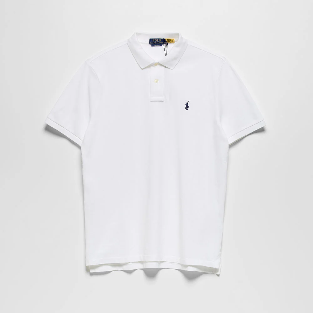 經典版型 網眼 Polo 襯衫 (WHITE)