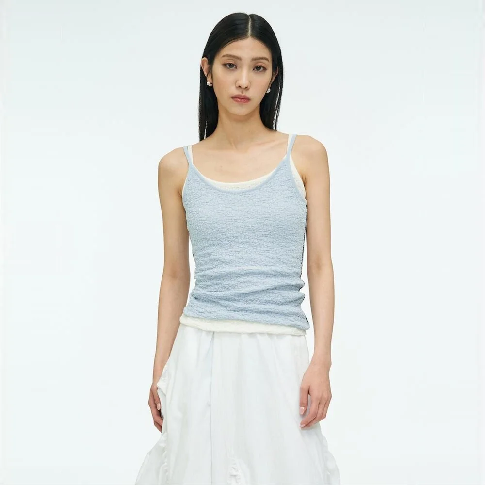 Textured Camisole Blue (AG655UA02P)