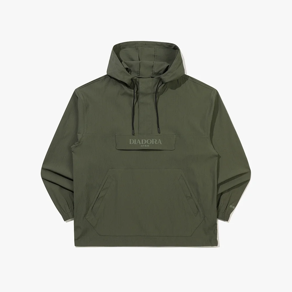 微 百褶 連帽衫 風褸 外套 KHAKI