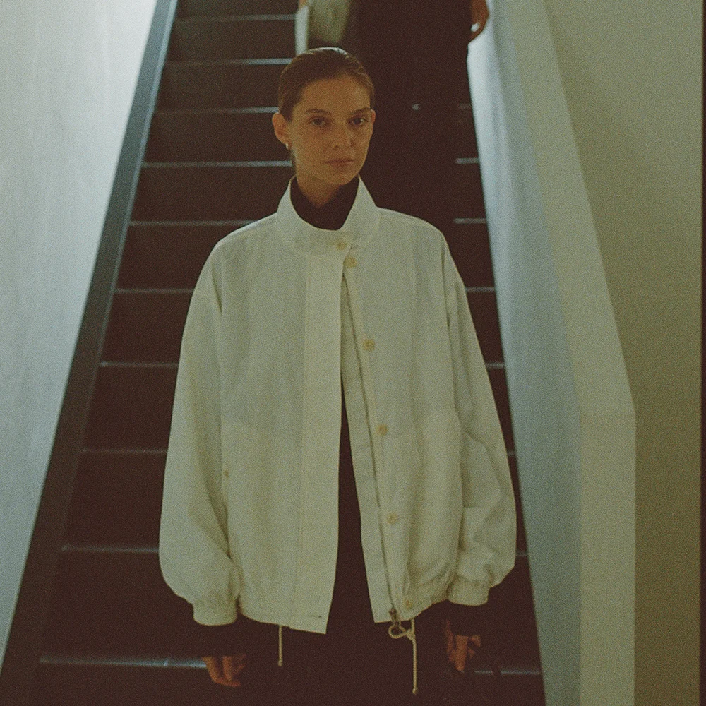 String Wind Jacket (Cream)