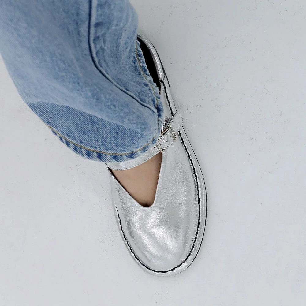 rein backopen loafer_24031_silver