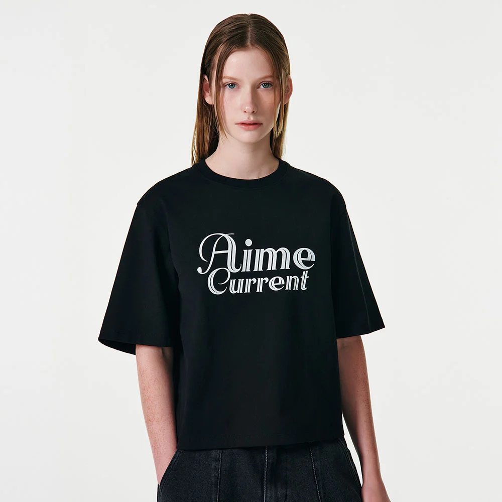 AIME CROP HALF SLEEVES T-SHIRT