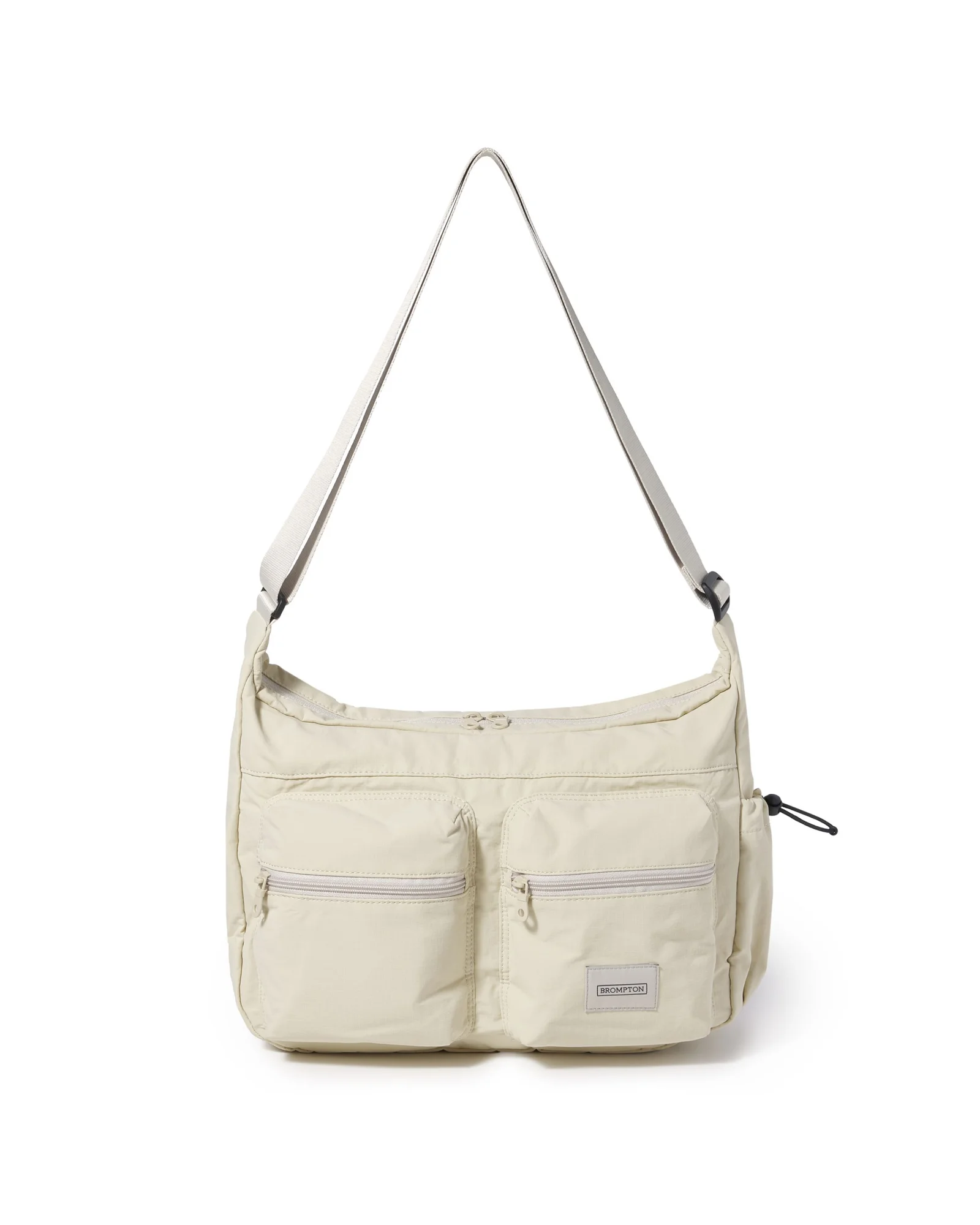 TWO POCKET HOBO BAG - CREAM (P245ACR202)