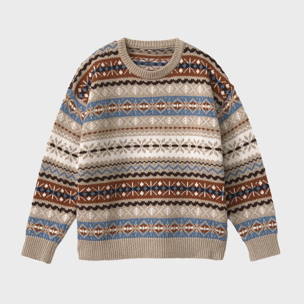 Fair Isle 針織衫 (啡色)