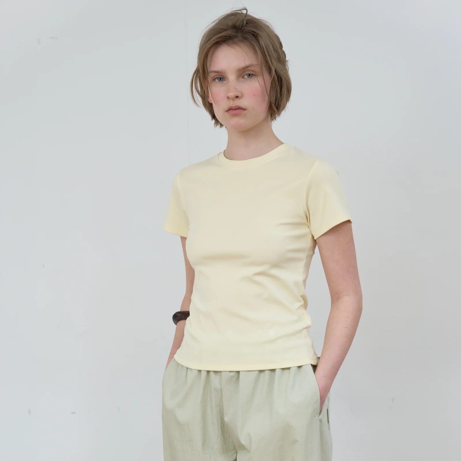 BASIC SIMBOL T-SHIRT_YELLOW