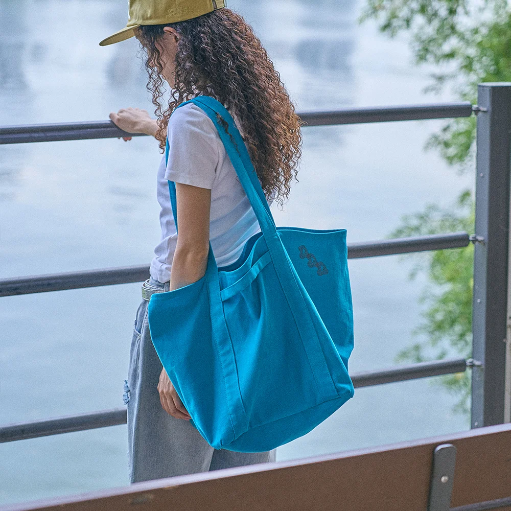 Big Canvas Bag (Blue)