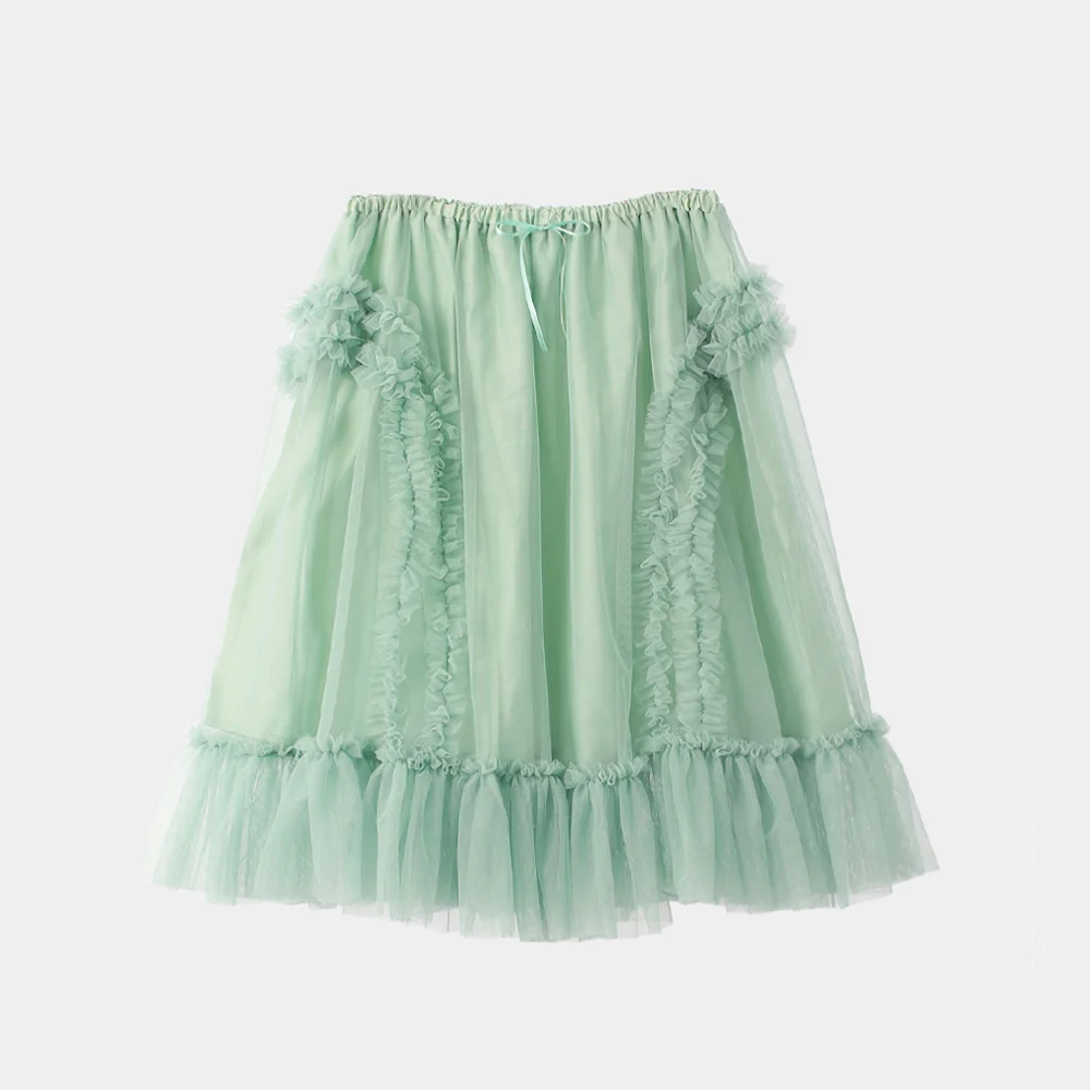 BANDING RUFFLE SHA SKIRT - MINT