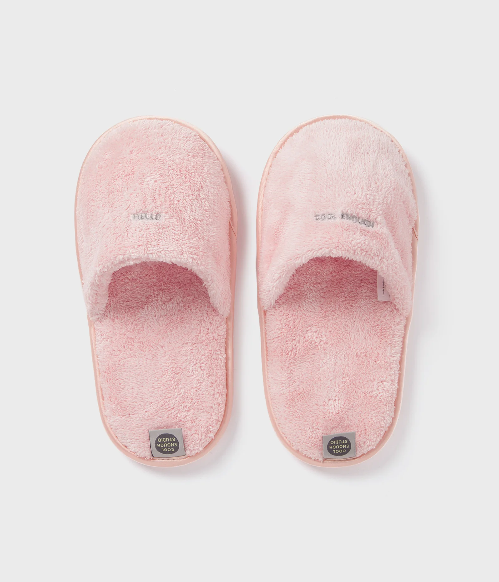 THE TOWEL SLIPPERS (PINK) Cool Enough 超細纖維 室內拖鞋 拖鞋