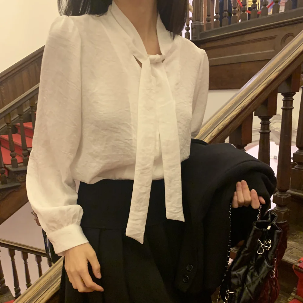 Sena 綁帶 雪紡衫