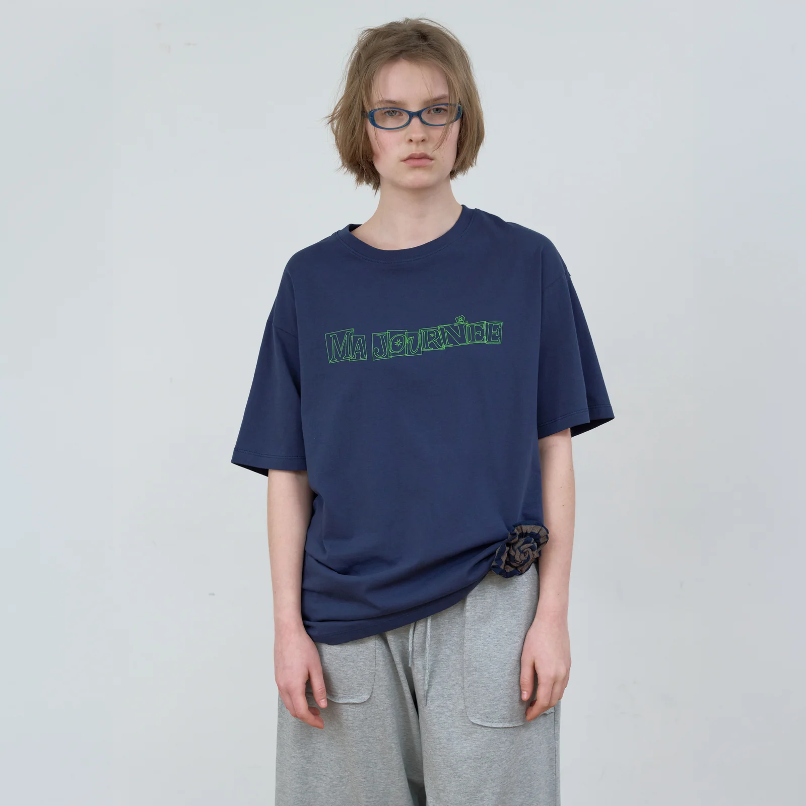 M SIMBOL GRAPHIC T-SHIRT_NAVY