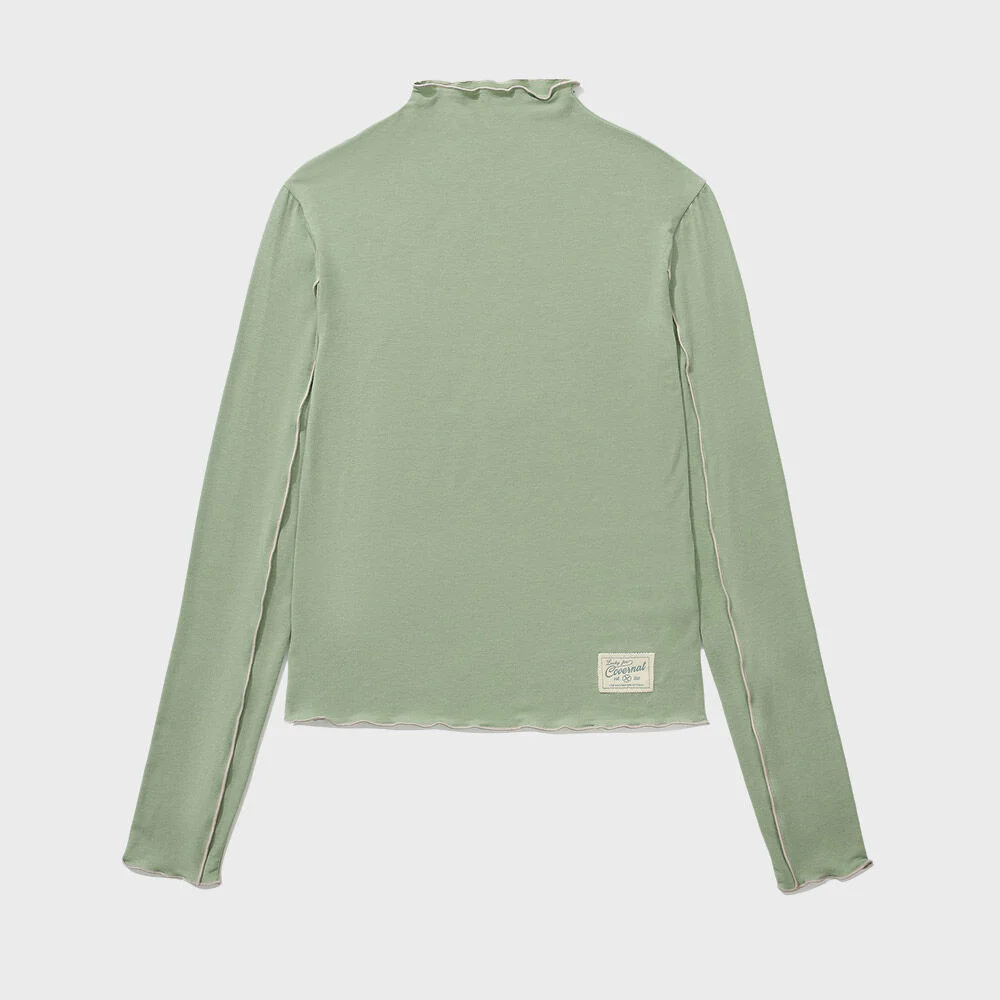 女裝 內襯 高領 長袖 Sage Green