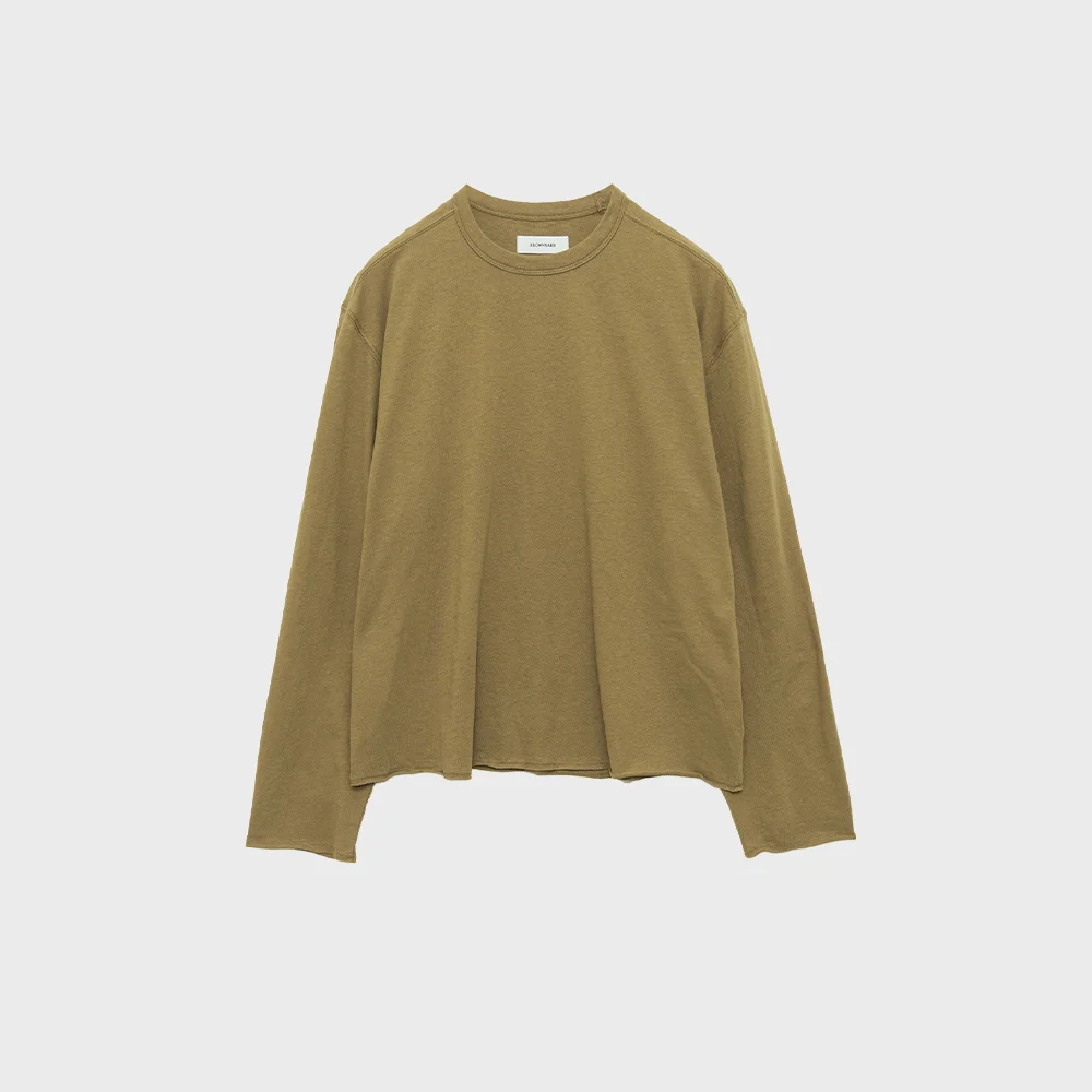 Cut Off Long Sleeve, Khaki