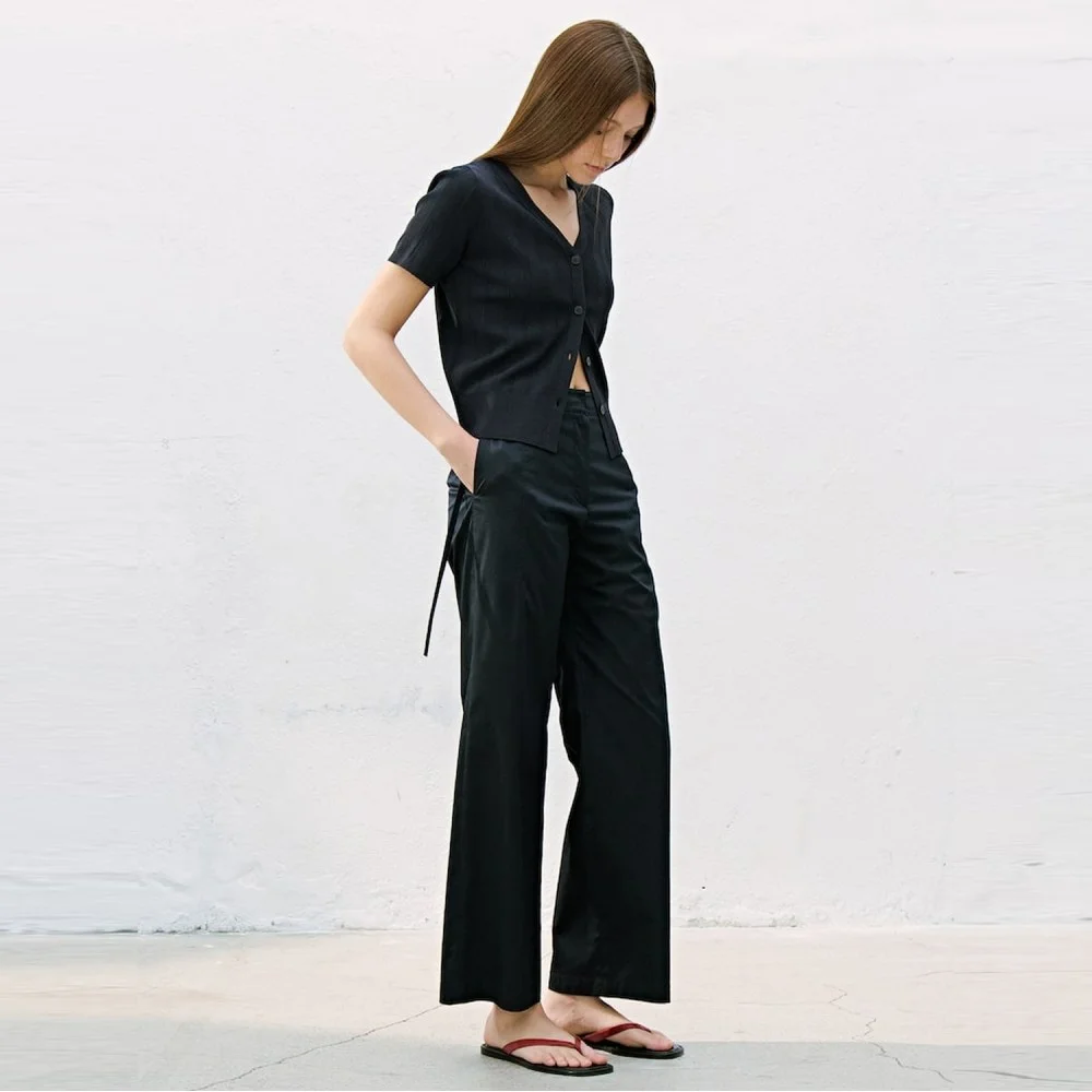 Strap Point Summer Pants Navy (KE6521M03R)