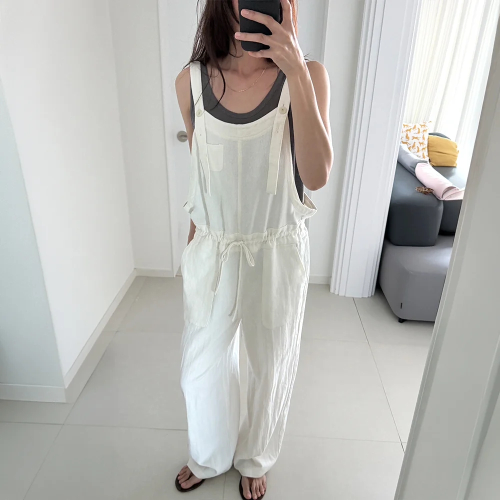 MOCO LINEN JUMPSUIT_IVORY