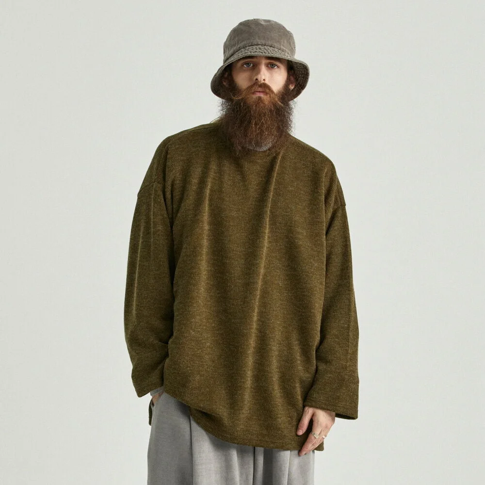 CB OVER KNIT (KHAKI)