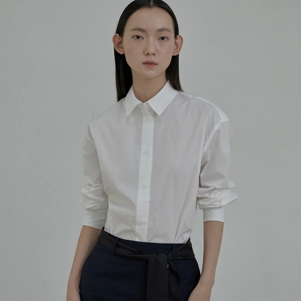 Ray Wide Shirt - White