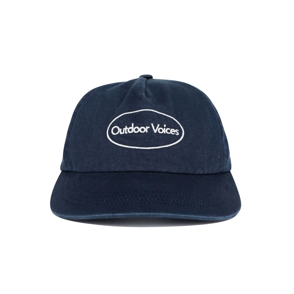OVAL LOGO 5P CAP (NAVY)