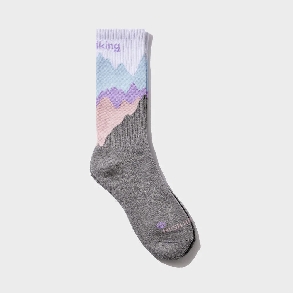 HIGH HIKING SPORTS SOCKS MT03 (PINK / GREY)