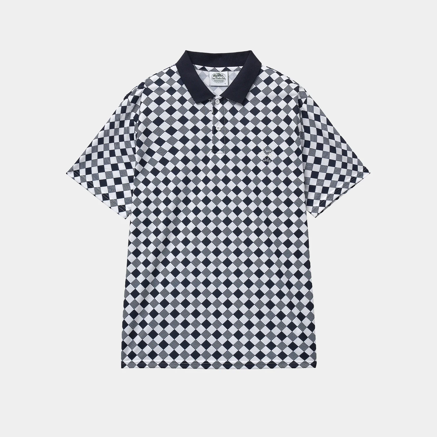 RESORT PRINT POLO CHECKER