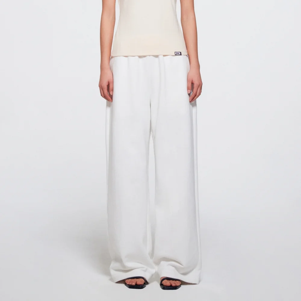 UNISEX ERA HEAVY SWEATPANTS - WHITE