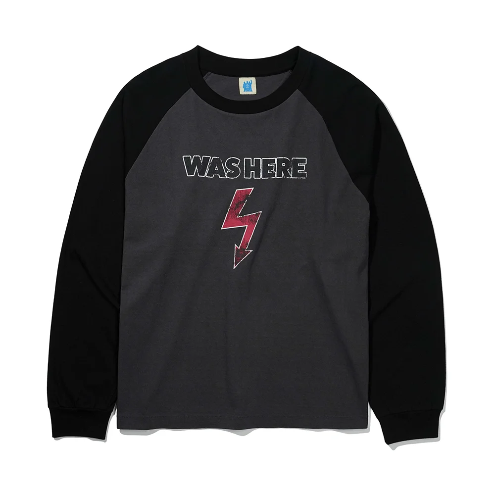 WAS HERE T-SHIRTS - GRAY & BLACK