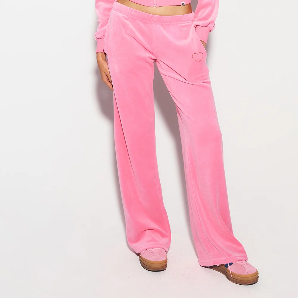 GURLS BASIC TERRY PANTS PINK