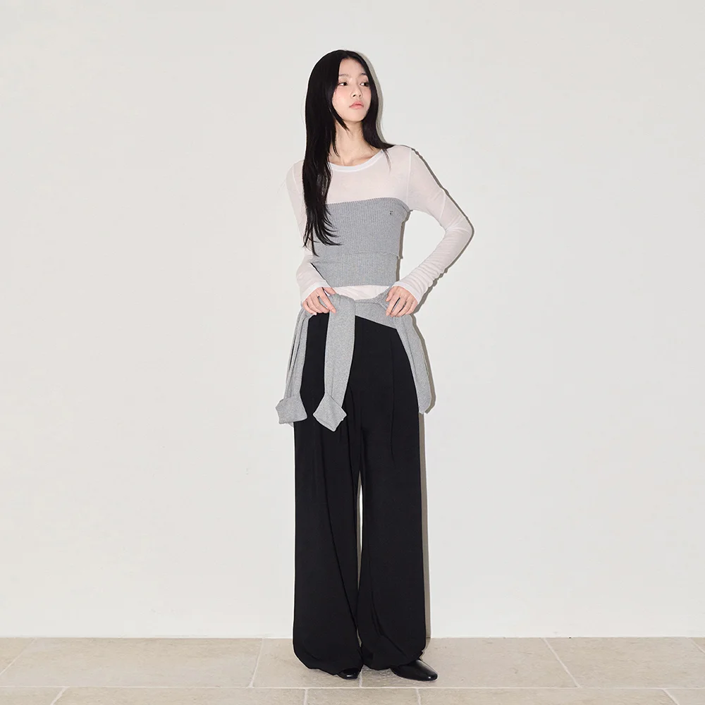 Gave Wool Slacks (Black)