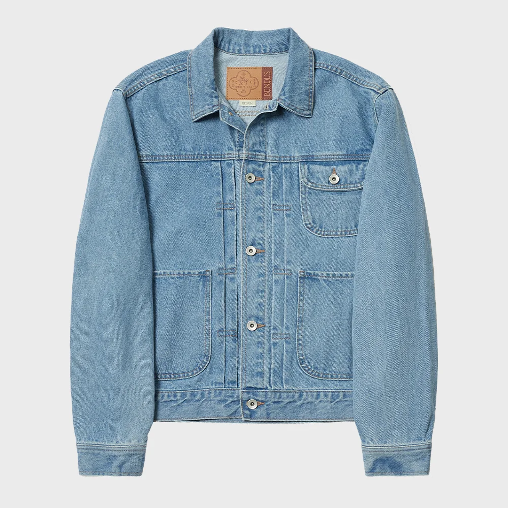 3 POCKET TRUCKER JACKET -LIGHT INDIGO