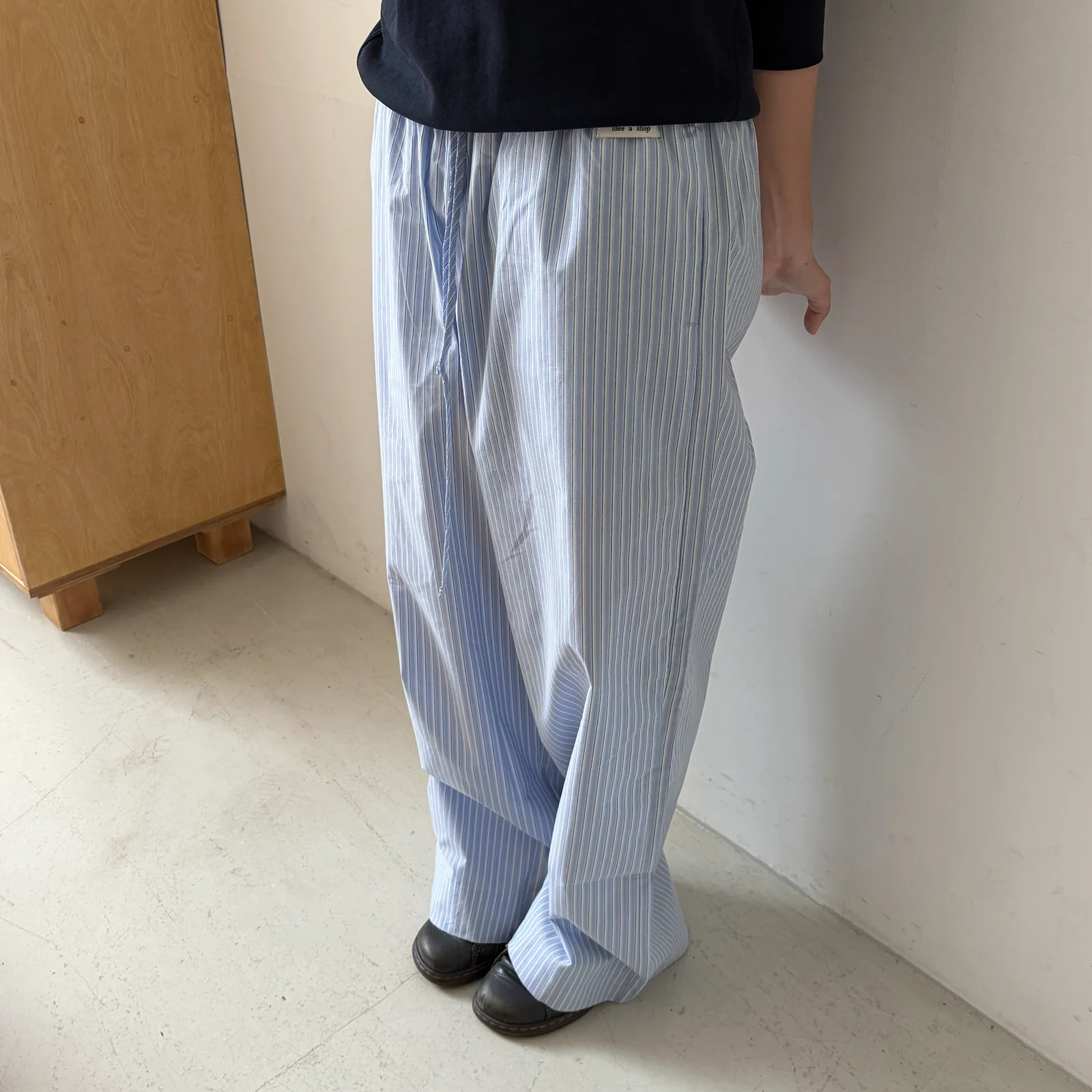 Pajama Long Pants / Blue Stripe 睡褲