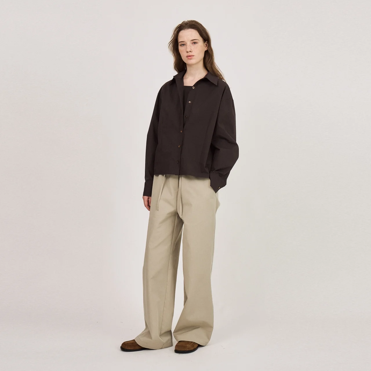 Strap Chino Pants(Beige)