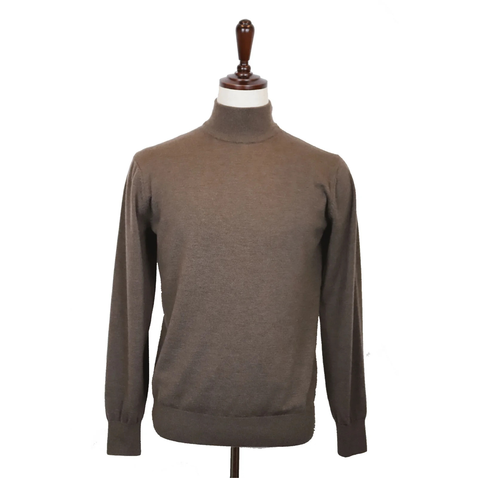 Half Neck Sweater - Wood Burned (Merino wool 100%)