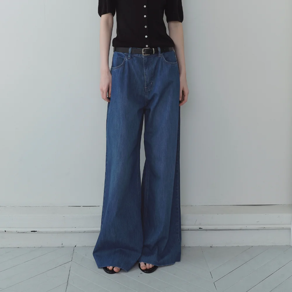Breeze wide denim (dark blue)