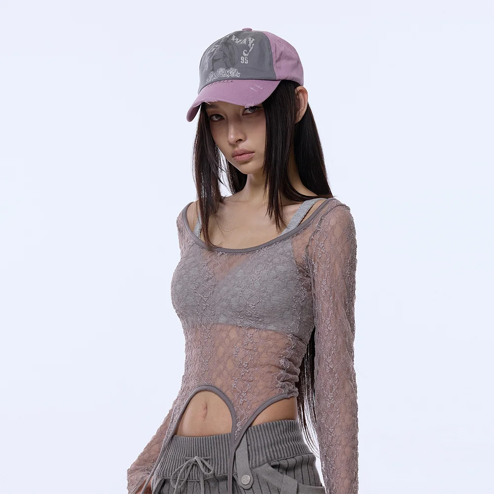 RUNAWAY GIRL VINTAGE CAP_PINK