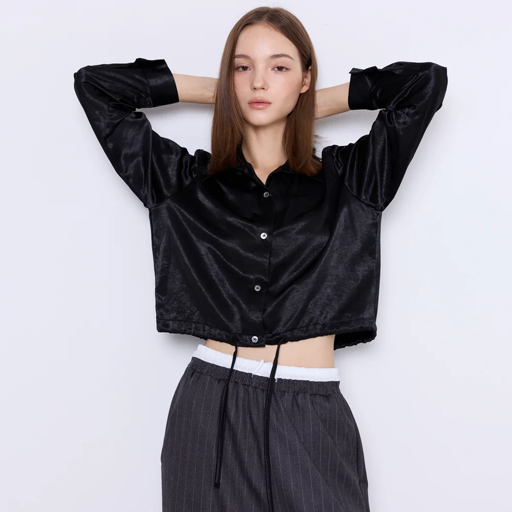 Airy Crop Blouse