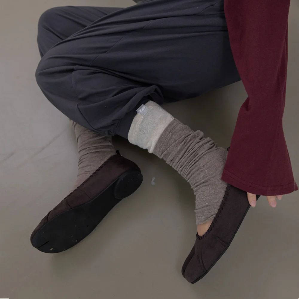 ANGORA LEG WARMER (BEIGE)