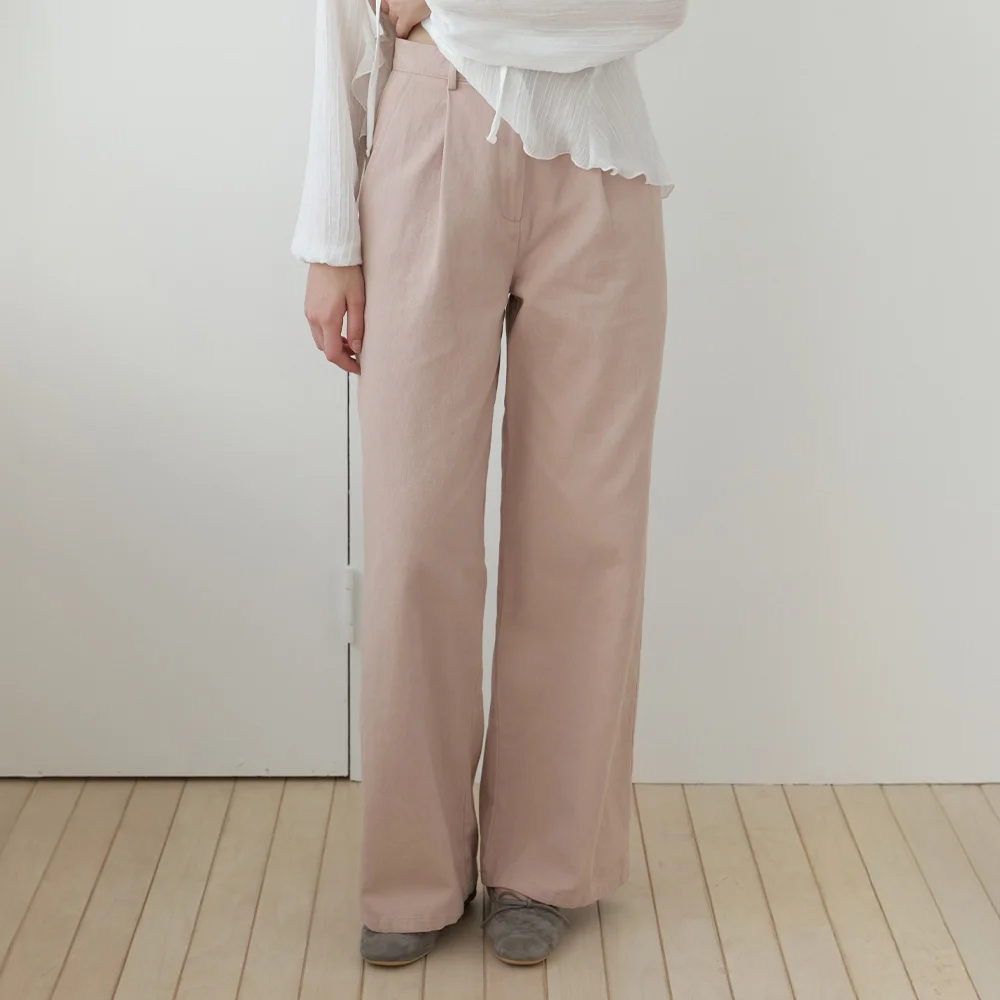 Wren pintuck pants (pink)