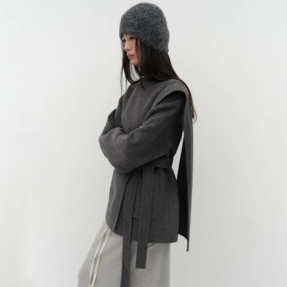HANDMADE MUFFLER COAT