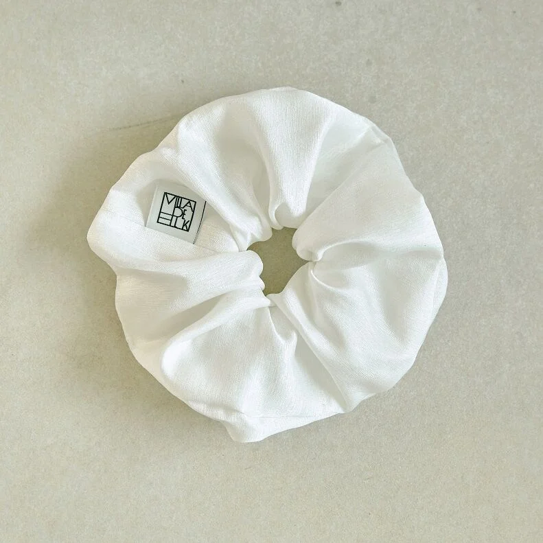 Bridal Glam Silk Schrunchie 真絲 髮圈