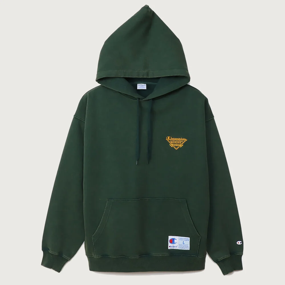 Jog Tag 正宗 標誌 寬鬆版型 連帽衫 T恤 Dark Green