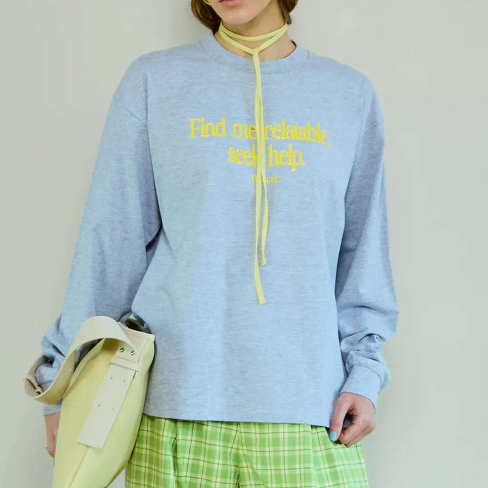 (W) Find Me Long T-Shirt (BLU)