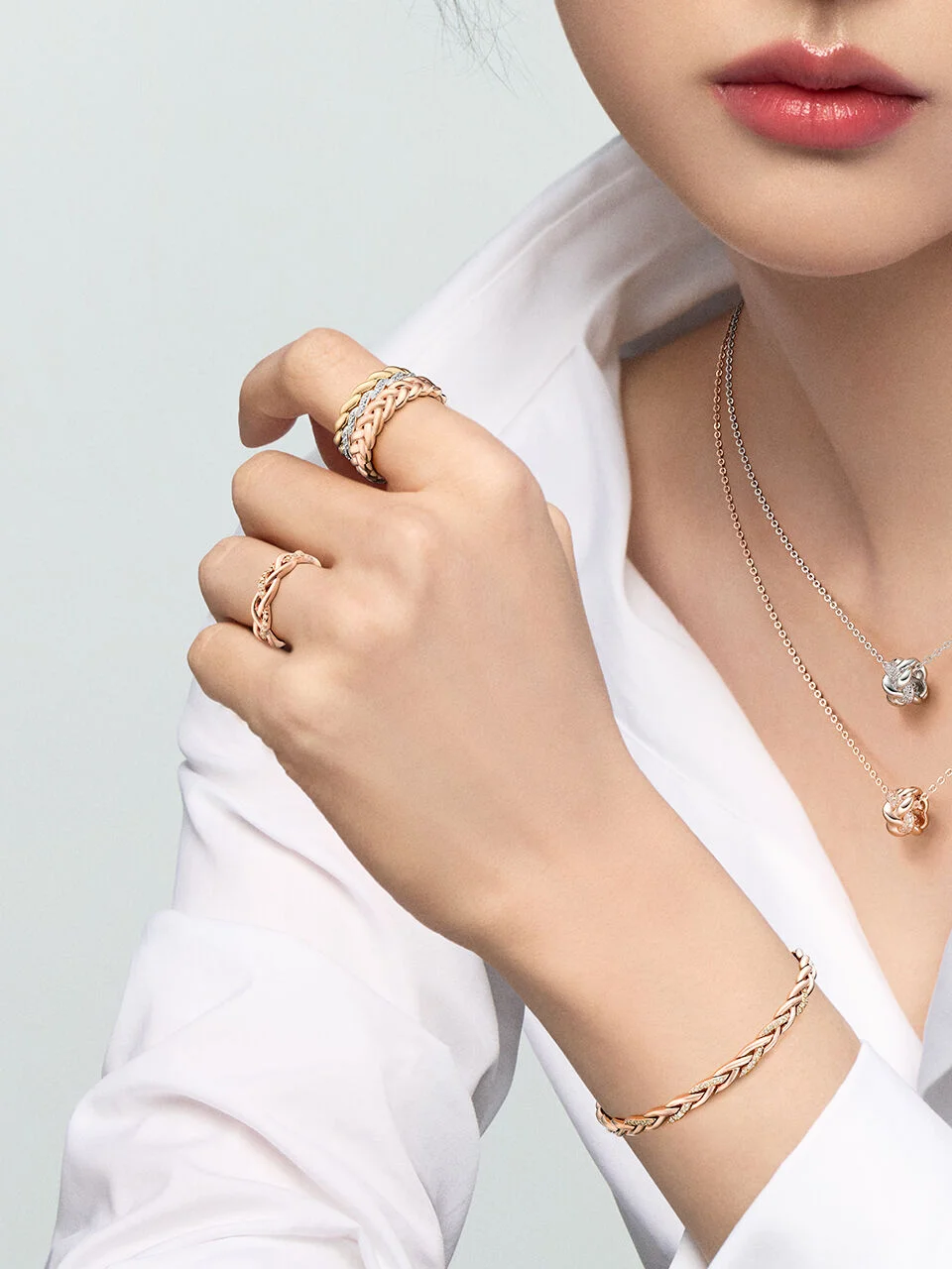 編織 14K 戒指 SA25A41U