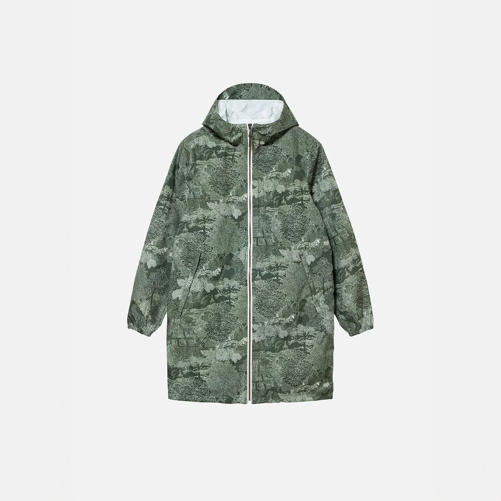 Aigle x MNHN RAINPACK 90: UNISEX 可收納 防水 長款外套 AIW25UOUT003APM