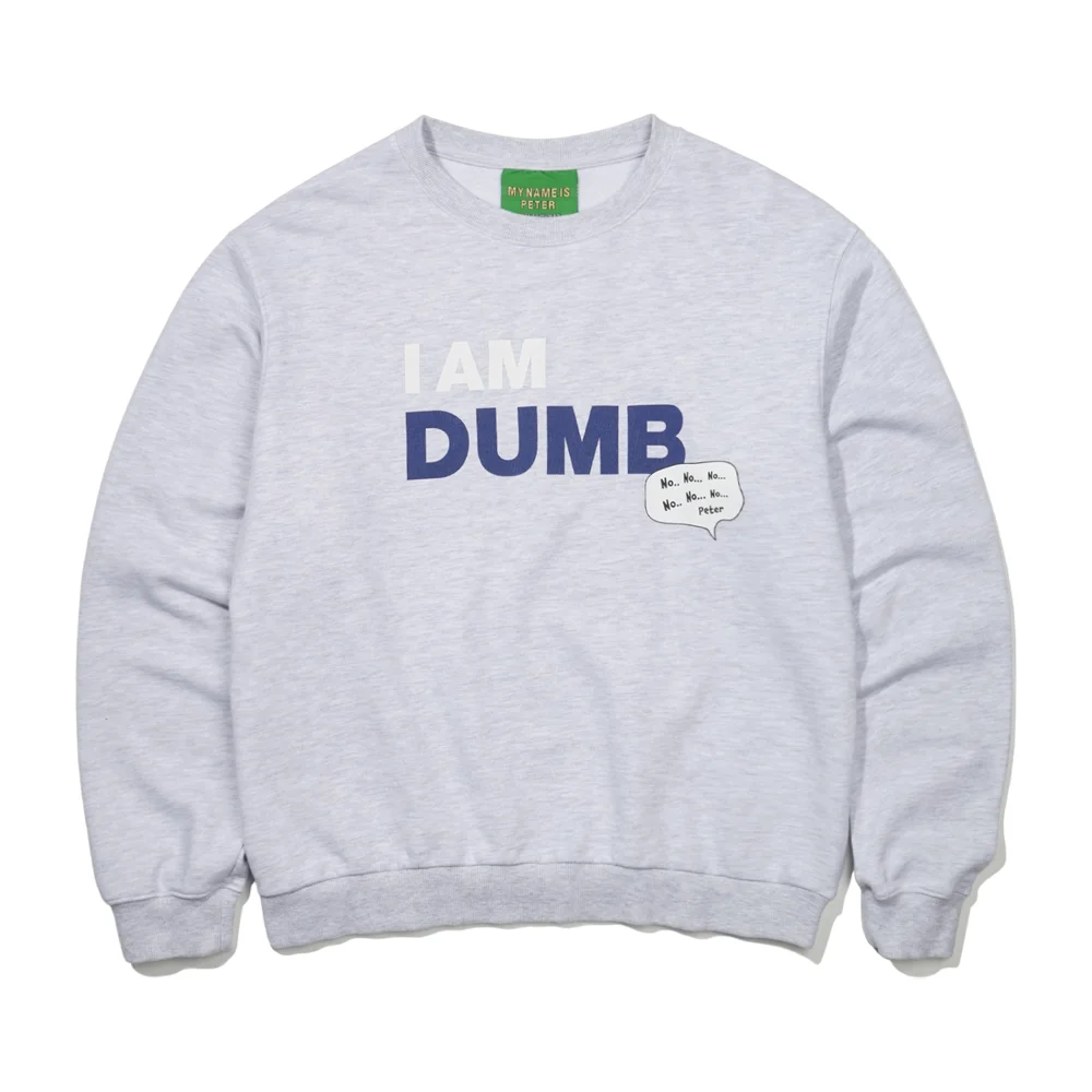DUMB PETER SWEATSHIRT - LIGHT GRAY