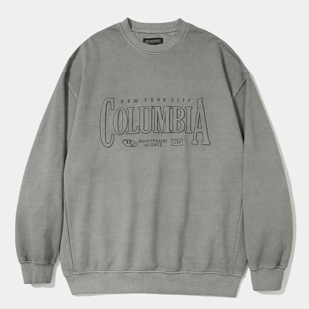 VTG DYEING HEAVY TERRY CREW NECK_GRAY