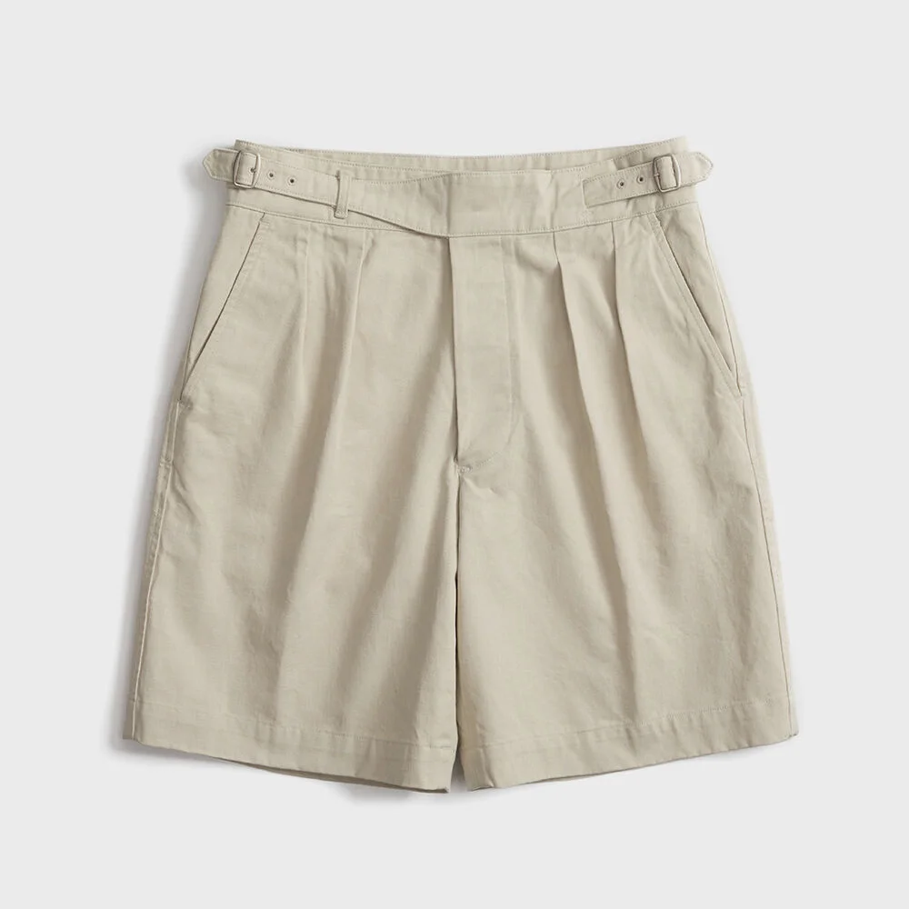 07 GURKHA SHORTS (ivory)