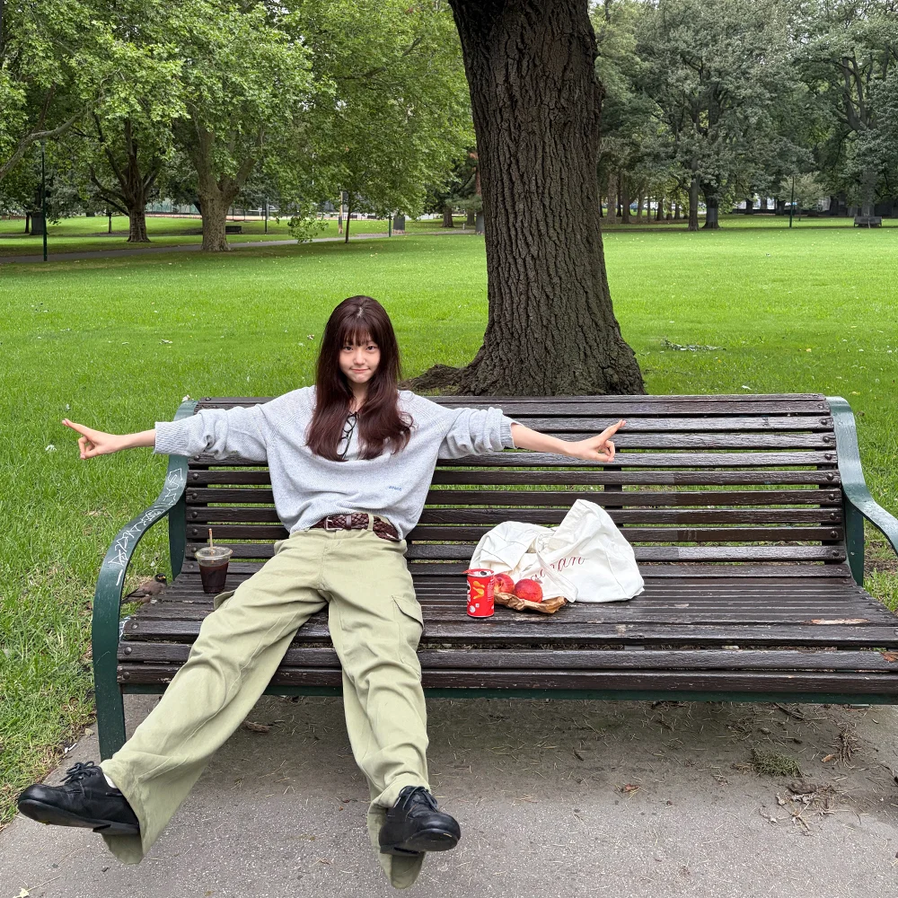 Cargo pocket pants_khaki