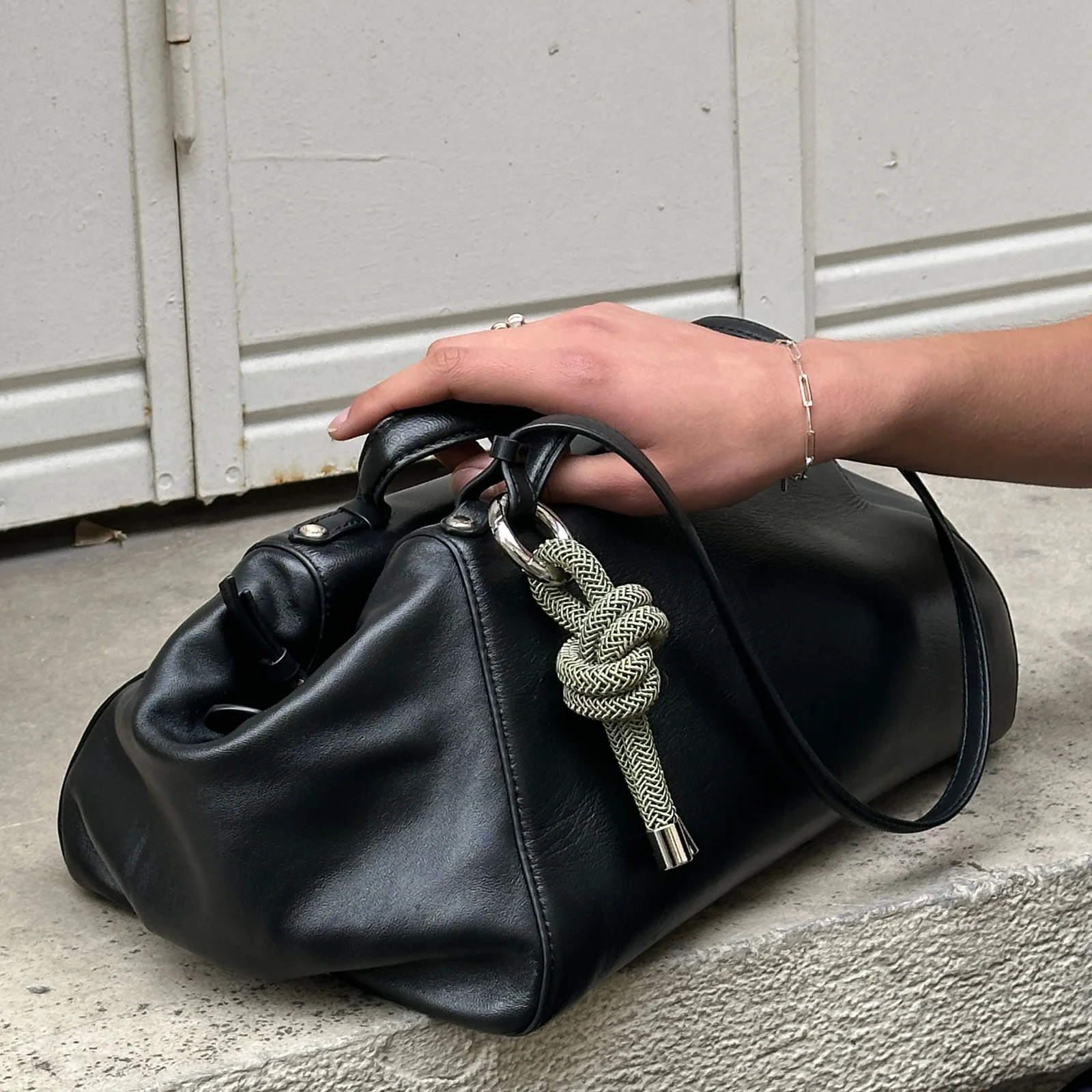 ROPE BAG CHARM KEYRING